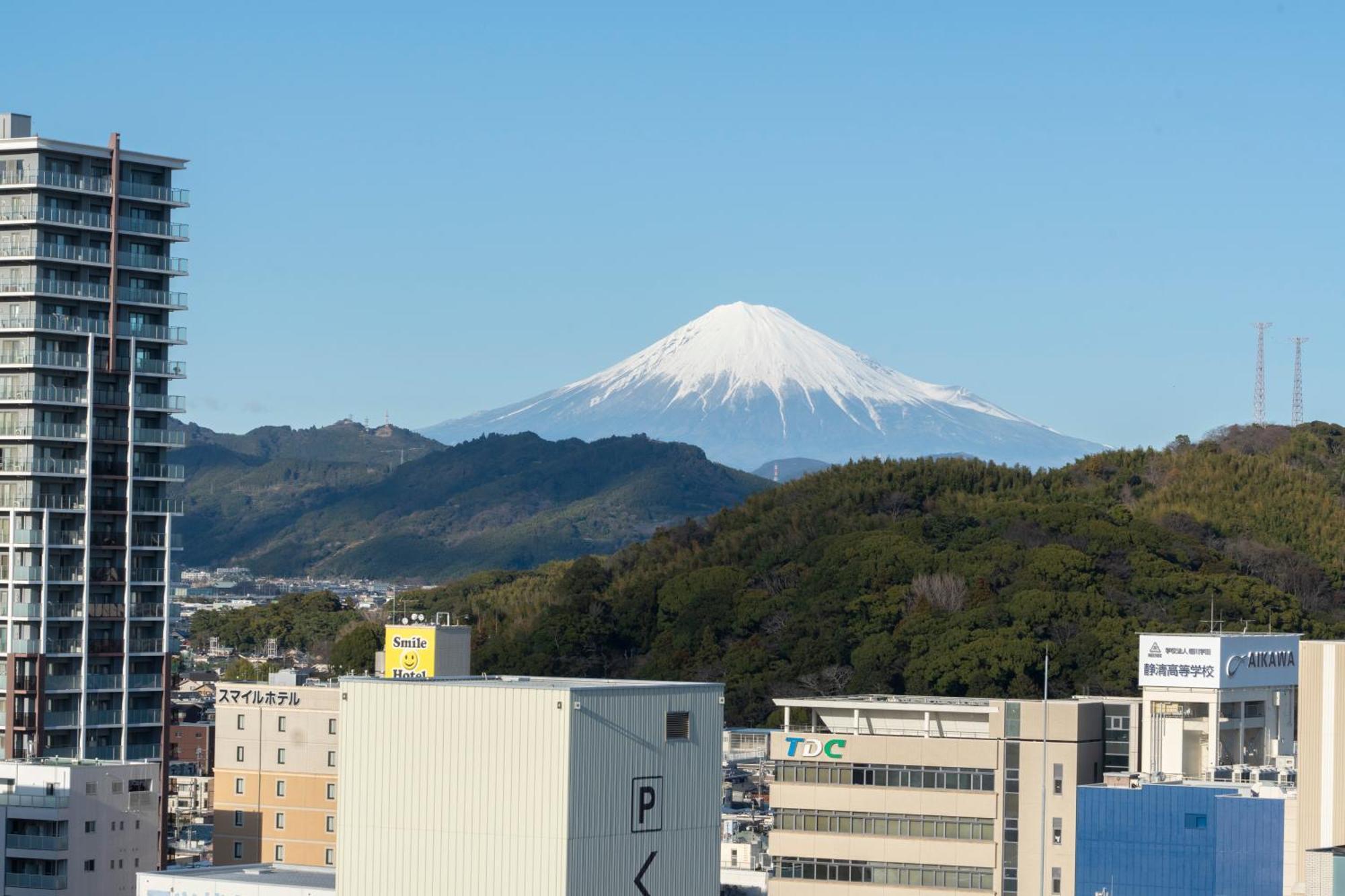 Hotel Associa Shizuoka Buitenkant foto Mount Fuji from Fuji-ku